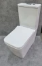 Унитаз компакт CeramaLux 2170AXMW Белый матовый с бачком и сиденьем Микролифт фаянс напольный