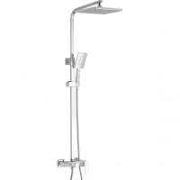 Душевая система Rose R16F R1636F Белая Хром