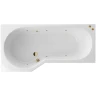 Акриловая ванна Excellent Be Spot 160x80 L WAEX.BSL16.SOFT.BR с гидромассажем