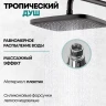 Душевая система Grocenberg GB7038BL с термостатом Черная матовая