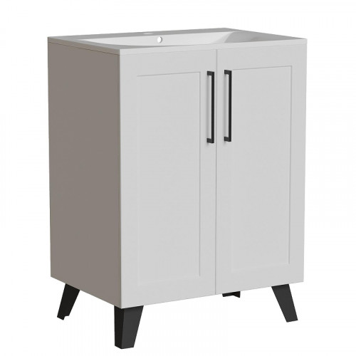 Тумба под раковину Mixline Риф 60 557280 цвет Белый