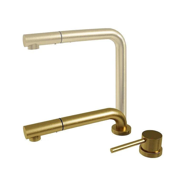 Смеситель для кухни Emar PVD ЕС - 7027 PVD цвет Golden