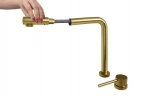 Смеситель для кухни Emar PVD ЕС - 7027 PVD цвет Golden