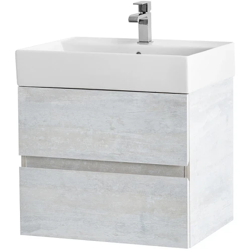 Тумба под раковину Cezares Molveno 46 60 MOLVENO 46-60-2C-SO-LB подвесная Legno Bianco МДФ / ЛДСП