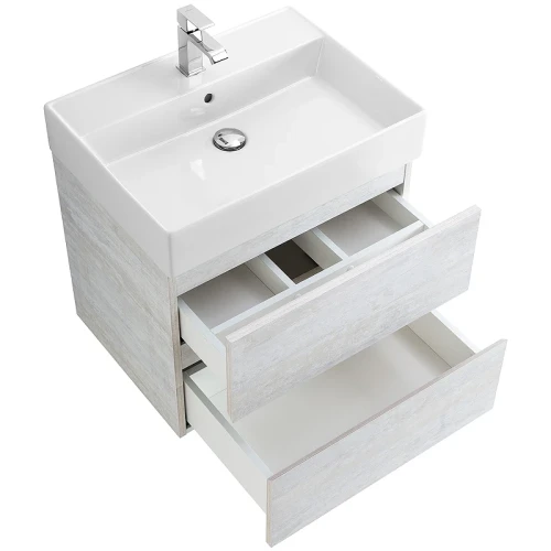 Тумба под раковину Cezares Molveno 46 60 MOLVENO 46-60-2C-SO-LB подвесная Legno Bianco МДФ / ЛДСП