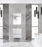 Тумба под раковину Cezares Molveno 46 60 MOLVENO 46-60-2C-SO-LB подвесная Legno Bianco МДФ / ЛДСП