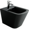 Биде Ceramicanova Union CN4010MB подвесное Черное матовое