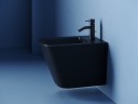 Биде Ceramicanova Union CN4010MB подвесное Черное матовое