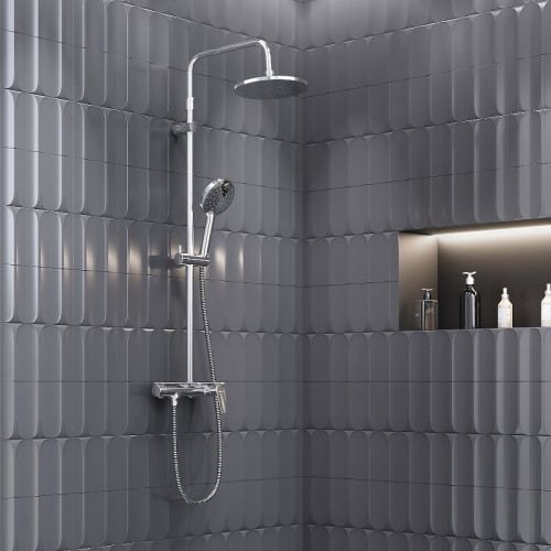 Душевая система Damixa Jupiter 977780000 Хром латунь на стену