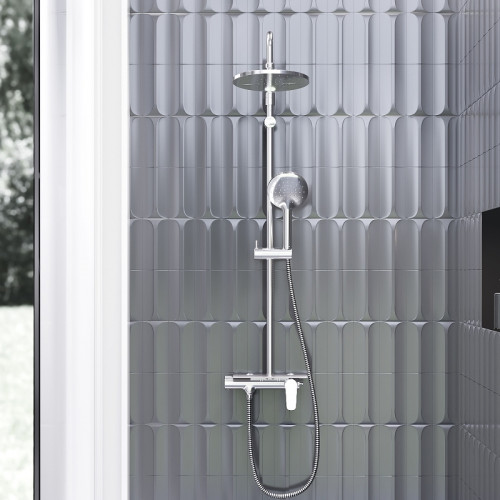 Душевая система Damixa Jupiter 977780000 Хром латунь на стену