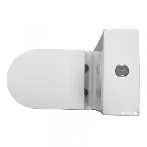 Унитаз моноблок Azario Velluto Торнадо AZ-6281 цвет Белый с сиденьем Микролифт