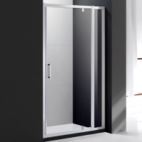 Душевая дверь Cezares Molveno BA-11 120 MOLVENO-BA-11-100+20-C-Cr-IV профиль Хром стекло прозрачное