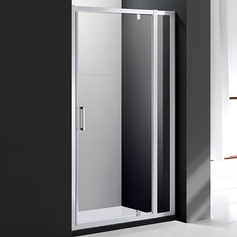 Душевая дверь Cezares Molveno BA-11 120 MOLVENO-BA-11-100+20-C-Cr-IV профиль Хром стекло прозрачное
