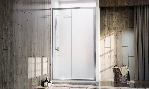 Душевая дверь Veconi Vianno VN-72 150 VN72-150-01-C4 профиль Хром стекло прозрачное