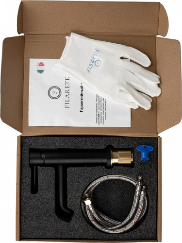 Смеситель для раковины FILARETE Roun FL5020BL цвет Черный матовый