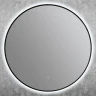 Зеркало Art&Max Sanremo 70 AM-San-700-DS-F-Nero с подсветкой цвет Черный с сенсорным выключателем