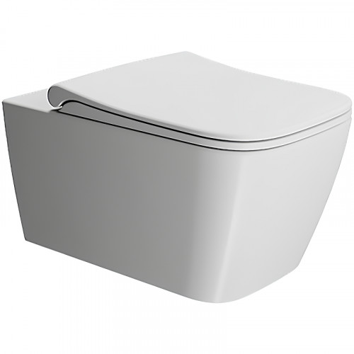 Унитаз GSI Nubes 961509 подвесной Белый матовый без сиденья фаянс подвесной