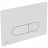 Комплект унитаза с инсталляцией Ideal Standard Tesi Aqua Blade TT00002/115AC с сиденьем Микролифт и Белой клавишей смыва фарфор подвесной