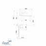 Смеситель для раковины Ceruttispa Орацио (Orazio) MB CT12070 12070 цвет Черный матовый