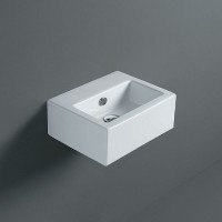 Раковина Simas Frozen 43 FZ14bi*0 Белая фаянс подвесная