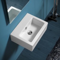 Раковина Simas Frozen 43 FZ14bi*0 Белая фаянс подвесная