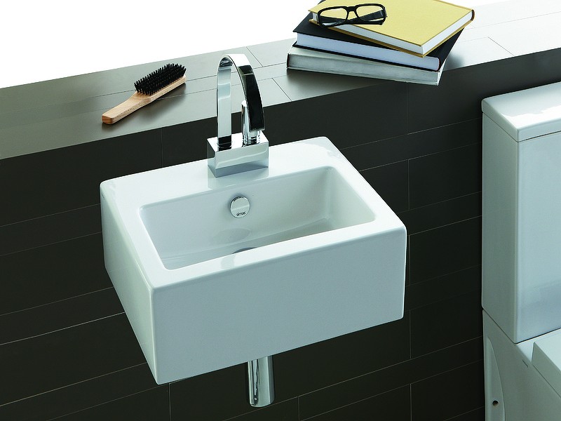 Раковина Simas Frozen 43 FZ14bi*0 Белая фаянс подвесная