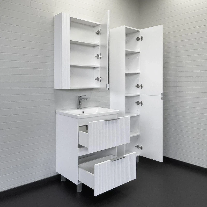 Тумба с раковиной Comforty Лима 60 00-00019173 цвет Белый матовый