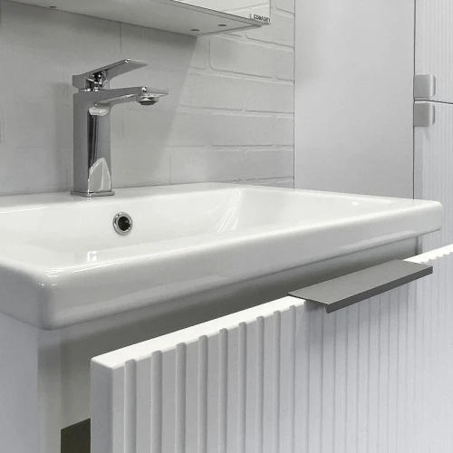 Тумба с раковиной Comforty Лима 60 00-00019173 цвет Белый матовый
