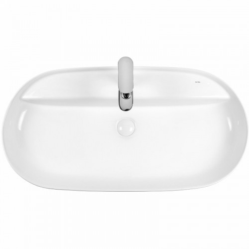 Раковина Bond 80 S01-800 Белая глянцевая фарфор накладная