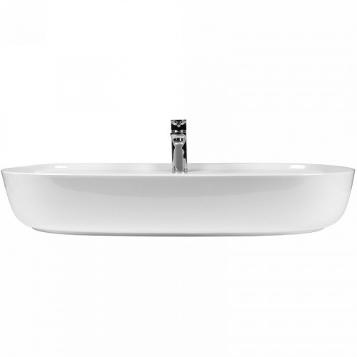 Раковина Bond 80 S01-800 Белая глянцевая фарфор накладная