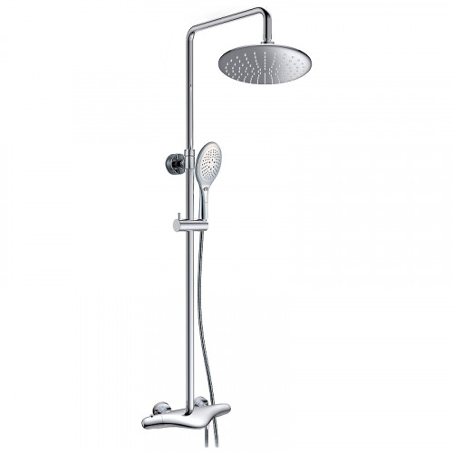 Душевая система Kaiser Plane 07182 с термостатом Хром латунь на стену