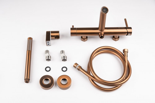 Смеситель для ванны Knotlor Eclipse SS-23/RB цвет Бронза