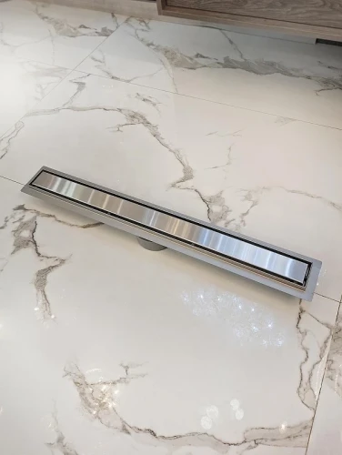 Душевой лоток AltroBagno Livello 80 071213 Ni с решеткой цвет Никель / под плитку