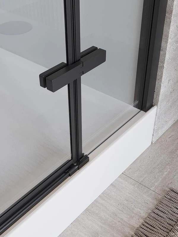 Душевая кабина BelBagno Uno 90х90 R UNO-CAB-A-1-90-C-NERO-Bi-TOP-R без гидромассажа