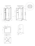 Душевая кабина BelBagno Uno 90х90 R UNO-CAB-A-1-90-C-NERO-Bi-TOP-R без гидромассажа
