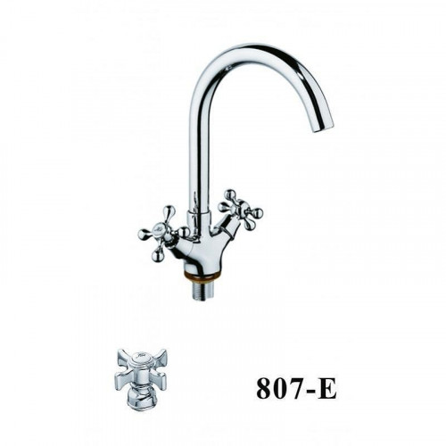 Смеситель для кухни D-Lin D153807-E цвет Хром