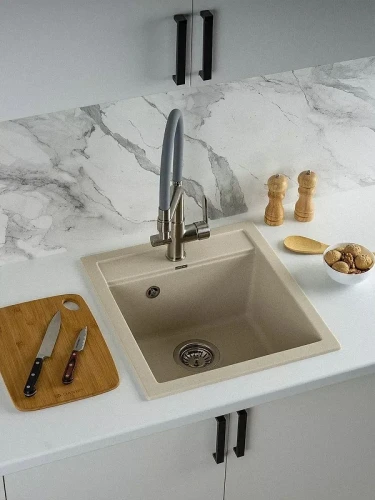Кухонная мойка Wisent 45 MW450-30/WGER013 цвет Крем