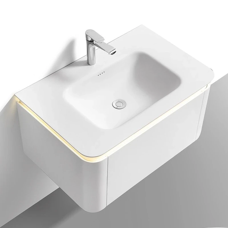 Тумба с раковиной Black&White Universe U925.700 70 925700 подвесная Milk White