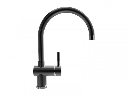 Смеситель для кухни Ulgran Steel US-021-002 цвет Черная брашированная сталь