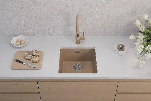 Кухонная мойка Alveus Granital Omni 20 Beige G55 450x450x198 1150047 Бежевая