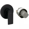 Смеситель для душа Hansgrohe Rebris E 72658670 Черный матовый латунь встраиваемый