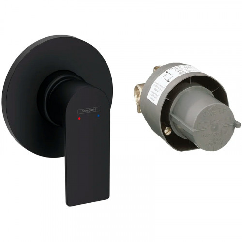 Смеситель для душа Hansgrohe Rebris E 72658670 Черный матовый латунь встраиваемый