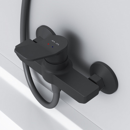 Смеситель для душа AM.PM X-Joy F85A20022 Черный матовый латунь на стену