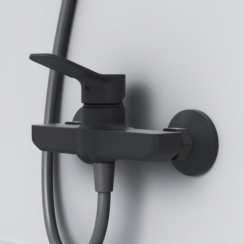 Смеситель для душа AM.PM X-Joy F85A20022 Черный матовый латунь на стену