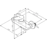 Смеситель для душа AM.PM X-Joy F85A20022 Черный матовый латунь на стену