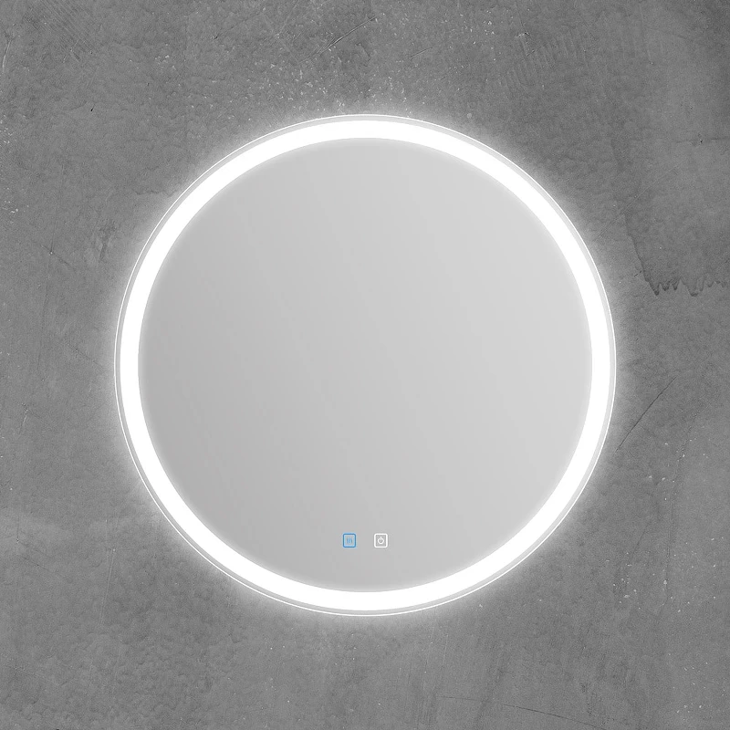 Зеркало BelBagno 70 SPC-RNG-700-LED-TCH-SND с подсветкой с голосовым управлением и подогревом стекло
