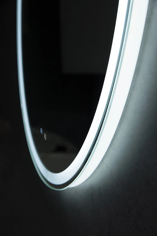 Зеркало BelBagno 70 SPC-RNG-700-LED-TCH-SND с подсветкой с голосовым управлением и подогревом стекло