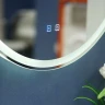 Зеркало BelBagno 70 SPC-RNG-700-LED-TCH-SND с подсветкой с голосовым управлением и подогревом стекло