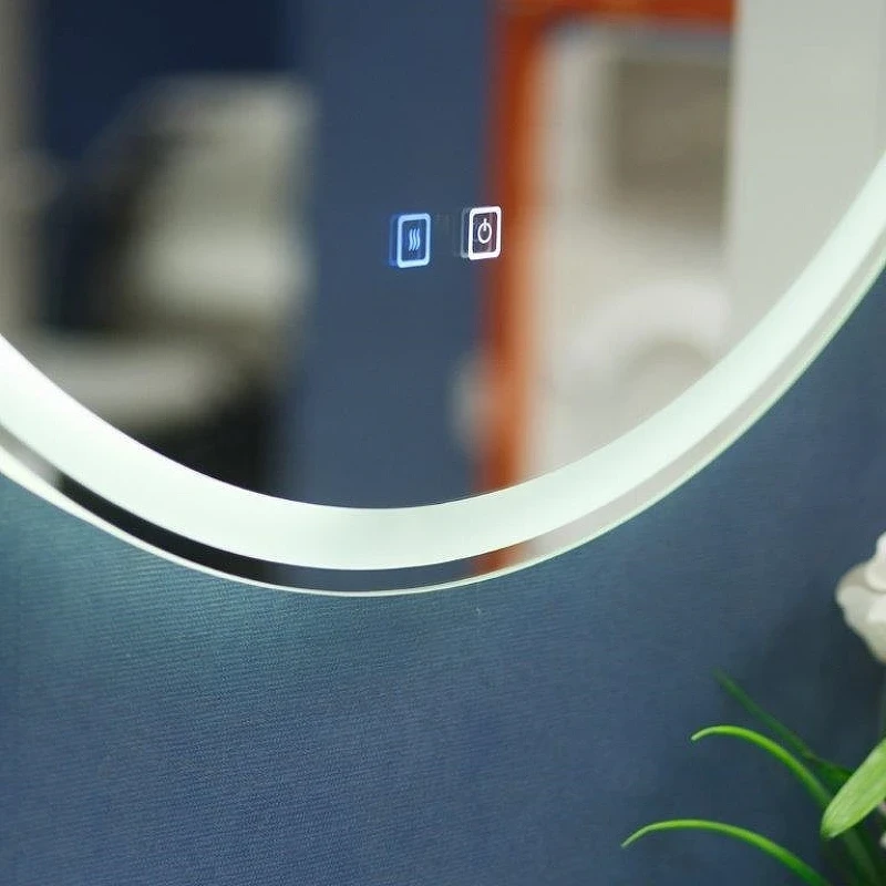 Зеркало BelBagno 70 SPC-RNG-700-LED-TCH-SND с подсветкой с голосовым управлением и подогревом стекло