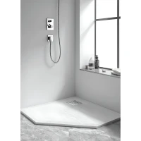 Душевой поддон из искусственного камня RGW Stone Tray 90x90 14155099-01-11 цвет Белый